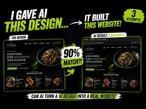 I Gave AI a UI Design — It Built This Website! 🤯 | Google Antigravity