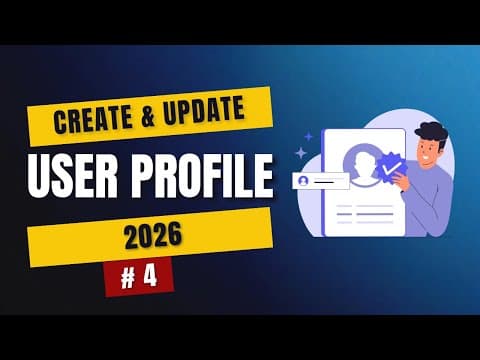 MERN Auth Dashboard (Part 4) | User Profile System (Get &amp; Update User) | 2026