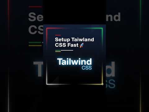 V4 Tailwind CSS Setup in React with Vite #tailwindcss #react #vite #shorts